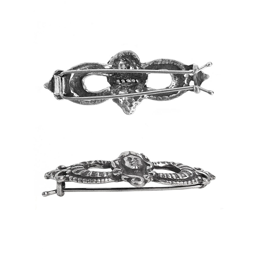 Vintage Art Nouveau Steampunk Goddess Hair Clip - Picture 3 of 3